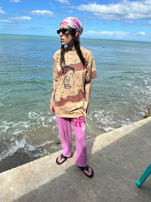 Betty Boop Rhinestone camouflage shirt